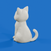 Sitting Cat – Mẫu mèo ngồi cartoon 3D dễ thương - Thumbnail 4