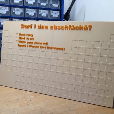 Bảng Tuần Hoàn “Lickable” – Trưng Bày Giáo Dục In 3D (Không Cần MMU)