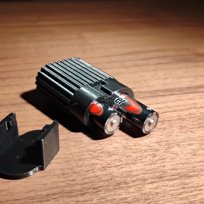 Hộp đựng pin AA đôi du lịch Quick Lock