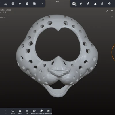 Đế đầu fursuit thỏ (chưa test)