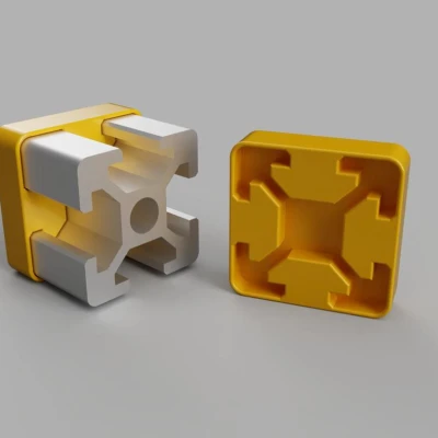 Nắp bịt đầu nhôm định hình 2020 (2020 extrusion end cap)