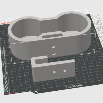 Khay để ly sau cho hành khách Dmax (rear passenger cupholder)