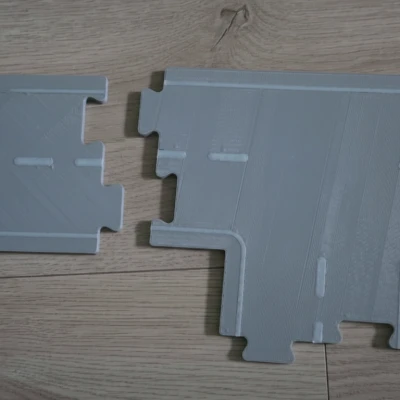 Phụ kiện đường gỗ Lidl Playtive tương thích – Ngã ba chữ T + đoạn thẳng ngắn