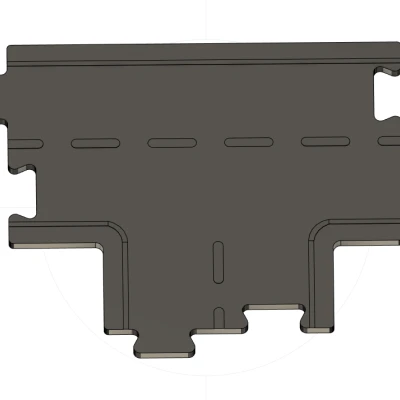 Phụ kiện đường gỗ Lidl Playtive tương thích – Ngã ba chữ T + đoạn thẳng ngắn