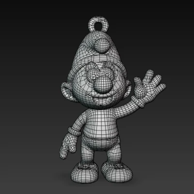 Đồ trang trí Giáng Sinh Smurf – Nhân vật vẫy tay