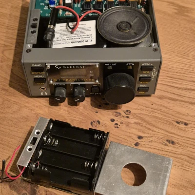 Adapter pin Li-Ion 3S cho Elecraft K1 (thay AA/NiMH)