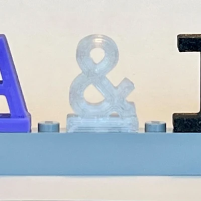 Chữ cái & chữ số tương thích LEGO