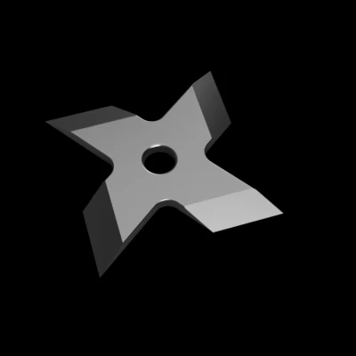 Ninja star 4 point V8 (Phi tiêu ninja 4 cánh V8)