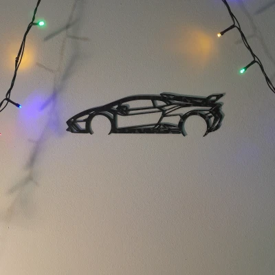 Tranh treo tường Lamborghini Huracan STO (Wall Art)
