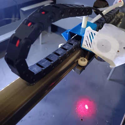 Tấm target canh tia (beam alignment) cho K40