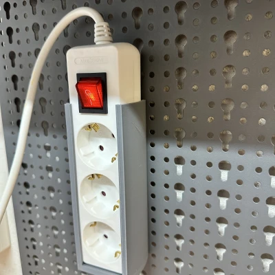 Giá đỡ ổ cắm điện cho pegboard Küpper (Lochwand/Lochblech)