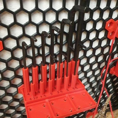 Khay giữ lục giác Gridfinity (Gridfinity Allen Key Holder)