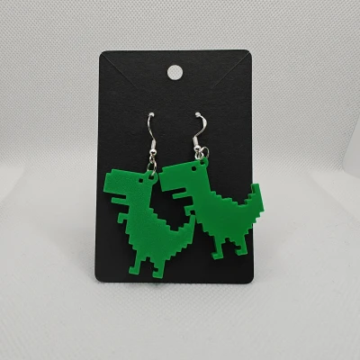 Bông tai Khủng long (Offline Dinosaur Earrings Remix)