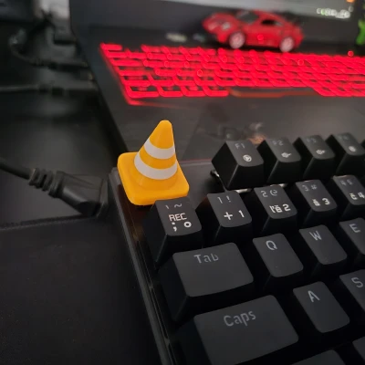 Keycap Cọc Tiêu Giao Thông - Tương Thích Cherry MX