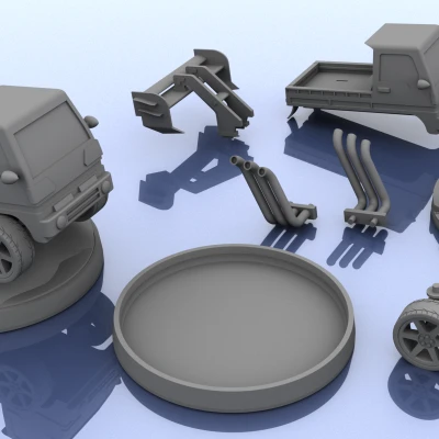 Crash Derby - Kei Truck (Xe Kei Truck cho Crash Derby)