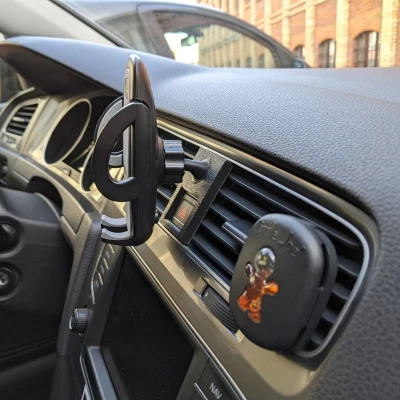 Adapter kẹp điện thoại Golf MK7 (gắn công tắc hazard) – ball joint 16,5mm