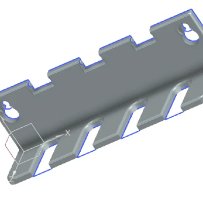 Giá treo bàn chải gắn tường có nắp che (toothbrush-wall-mount-with-cover)