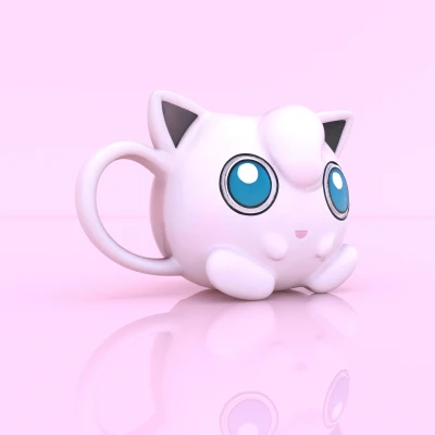 039 Ly mug Jigglypuff in 3D Pokemon