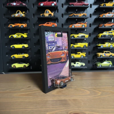 Khung treo tường trưng bày Hot Wheels Silver Series