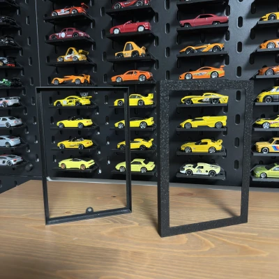 Khung treo tường trưng bày Hot Wheels Silver Series