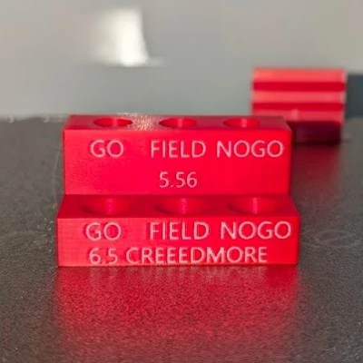 Giá đỡ Gauge Headspace 5.56 & 6.5 Creedmore Go/Field/No-Go cho Multiboard