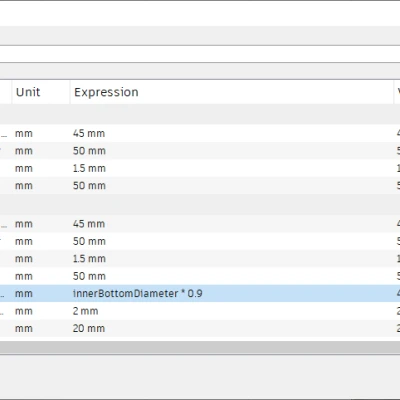 Giá đỡ hình trụ tham số cho Honeycomb Storage Wall (HSW)