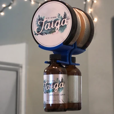 Giá treo dọc xà phòng cạo râu & aftershave splash (Vertical Shaving Soap & Splash Holder)