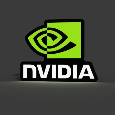 Đèn LED Lightbox Logo NVIDIA