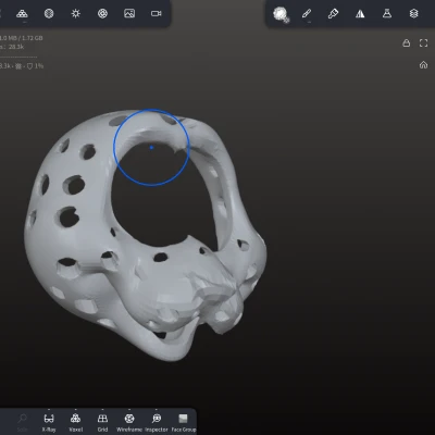 Đế đầu fursuit mèo (chưa test) - Untested cat Fursuit head base