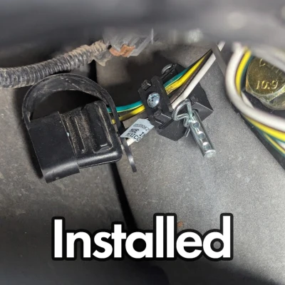 Ngàm cất dây giắc kéo 4-way flat cho Nissan Xterra (dùng không cần đồ nghề)