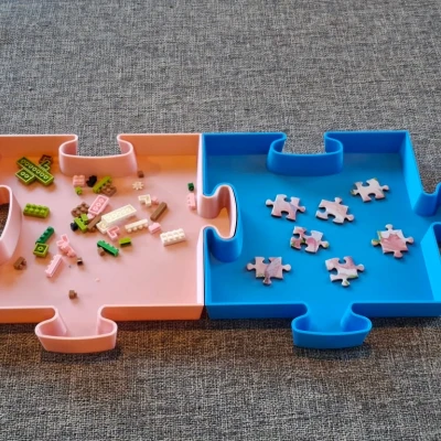 Khay Jigsaw Xếp Chồng (Jigsaw Trays)