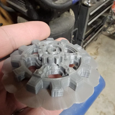 Trang trí bánh răng steampunk