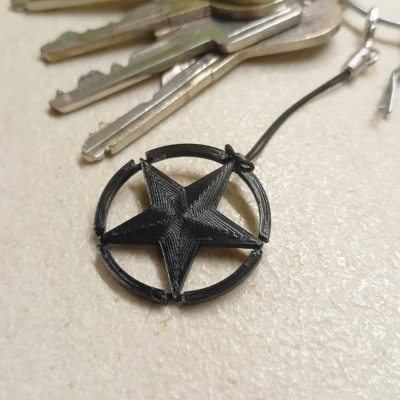 Móc khóa & thẻ treo balo US Army Military Star