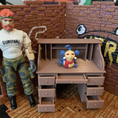 Bàn làm việc Rolltop (Tỉ lệ 1:18)