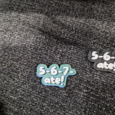 5-6-7-ate! Basic Cheer Pin Embellishment – Miếng Trang Trí Pin Cheer