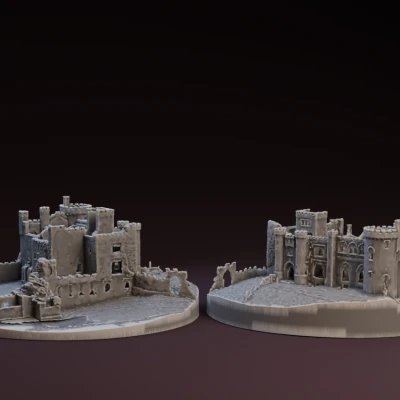 Tàn tích lâu đài: Clifden Castle (Hạt Galway, Ireland)