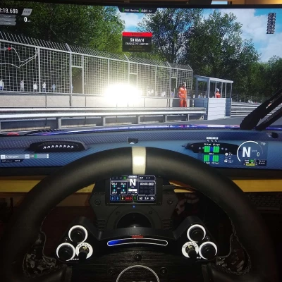 Dashboard 3.5" gắn nam châm cho Moza R9