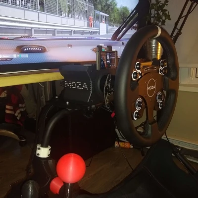 Dashboard 3.5" gắn nam châm cho Moza R9