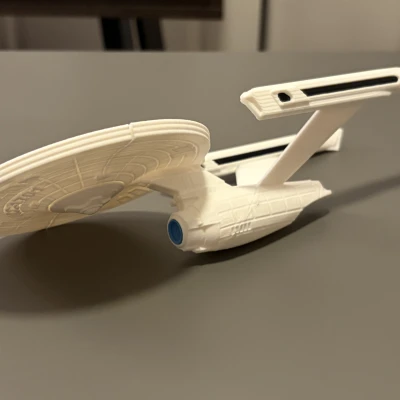 NCC-1701 USS Enterprise Refit - No Supports / Multicolor