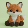 Cáo Đan Len Dễ Thương (Cute Knitted Fox) - Thumbnail 1
