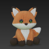 Cáo Đan Len Dễ Thương (Cute Knitted Fox) - Thumbnail 2