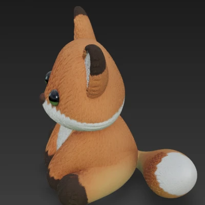 Cáo Đan Len Dễ Thương (Cute Knitted Fox)