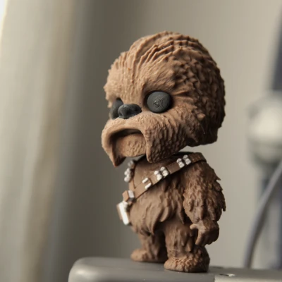 Mini Chewbacca – mô hình mini nhiều màu, gắn đầu bằng nam châm 6x2mm