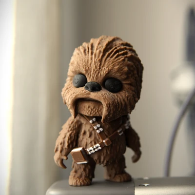Mini Chewbacca – mô hình mini nhiều màu, gắn đầu bằng nam châm 6x2mm