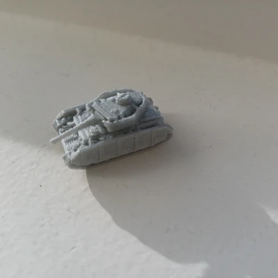 Mô hình Tỉ Lệ 1:200 Xe Tăng Panzer IV g có Giáp Phụ Schurzen