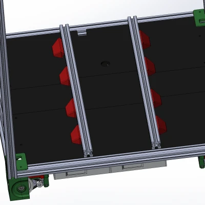 Voron 2.4 350 Deck quad DIN rail in được