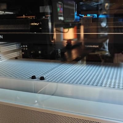 Khung che quạt (fan cover frame) 280×140 cho 2 quạt 140 mm