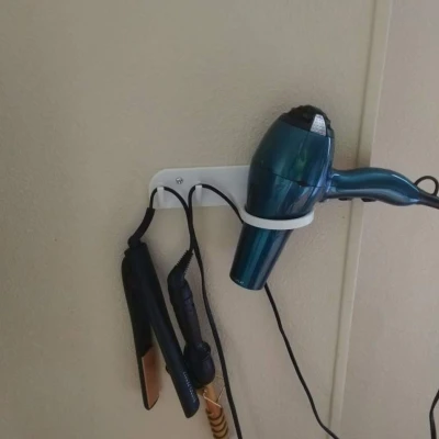 Giá treo tường máy sấy tóc, máy duỗi & máy uốn (Hair Dryer, Straightener, & Curler Holder)