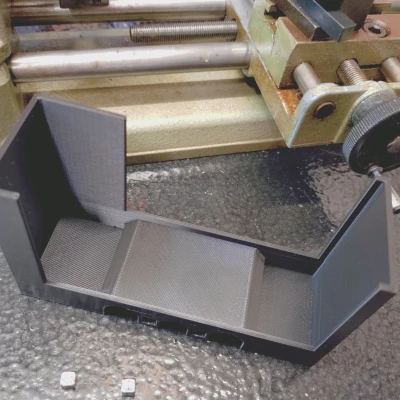 Khay hứng phoi cho máy tiện Emco Unimat (Unimat Emco Chip Tray)