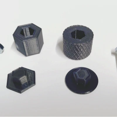 Ba núm vặn cho vít M5 đầu lục giác